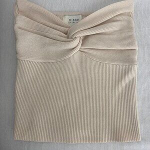 Strapless, Sweater Crop Top